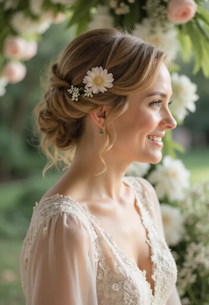 25 Ravishing Mother Of The Bride Hairstyles To Steal The Show 25 25 Ravishing Mother Of The Bride Hairstyles To Steal The Show - 22. Twisted Low Braid