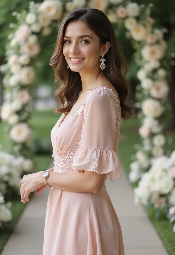 25 Ravishing Mother Of The Bride Hairstyles To Steal The Show 27 25 Ravishing Mother Of The Bride Hairstyles To Steal The Show - 24. Gentle Waves with Accessories
