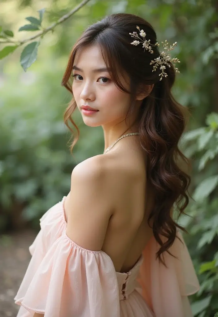 25 Short Wedding Hairstyles That Will Make You Say WOW 23 25 Short Wedding Hairstyles That Will Make You Say WOW - 19. Side-Swept Locks