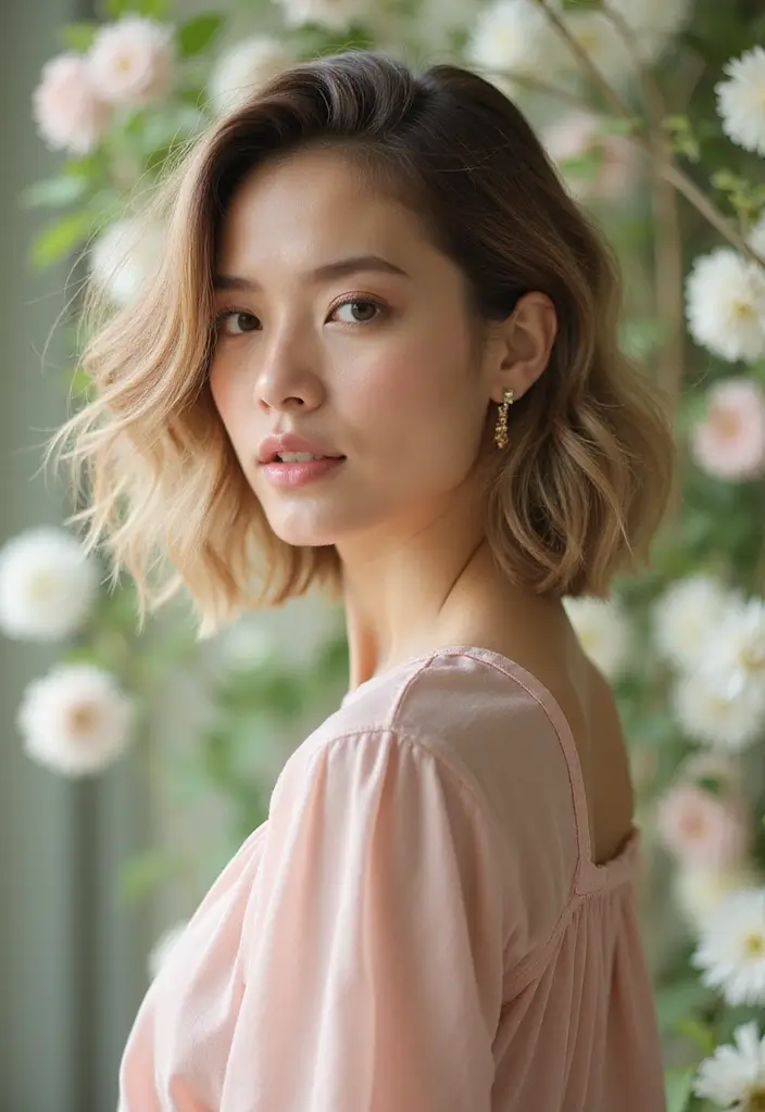 25 Short Wedding Hairstyles That Will Make You Say WOW 29 25 Short Wedding Hairstyles That Will Make You Say WOW - 25. The Dreamy Wavy Bob