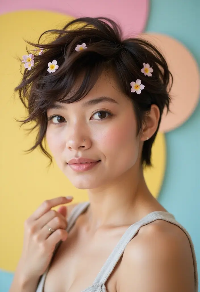 25 Short Wedding Hairstyles That Will Make You Say WOW 3 25 Short Wedding Hairstyles That Will Make You Say WOW - 3. The Textured Pixie