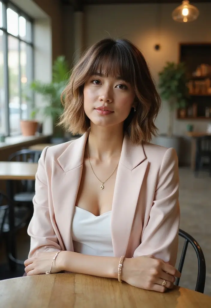 25 Universal Modern Shag Haircut Solutions That Flatter Any Face 18 25 Universal Modern Shag Haircut Solutions That Flatter Any Face - 16. Layered Bob with Shaggy Texture
