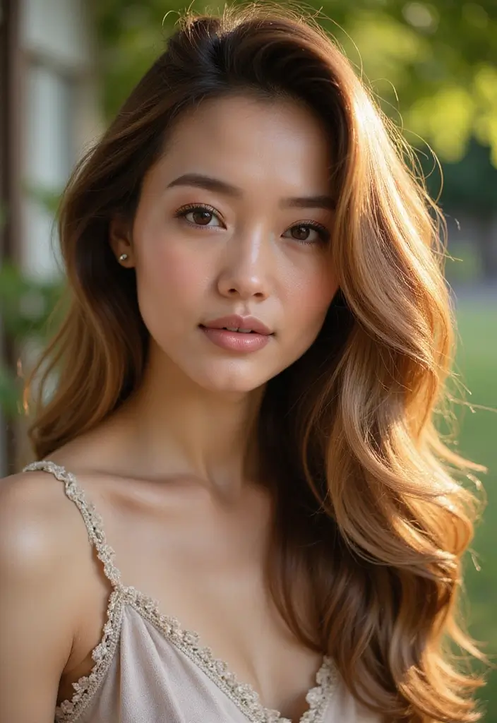 26 Genius Haircuts For Thin Hair That Actually Look Fuller 25 26 Genius Haircuts For Thin Hair That Actually Look Fuller - 21. Soft Waves with Highlights