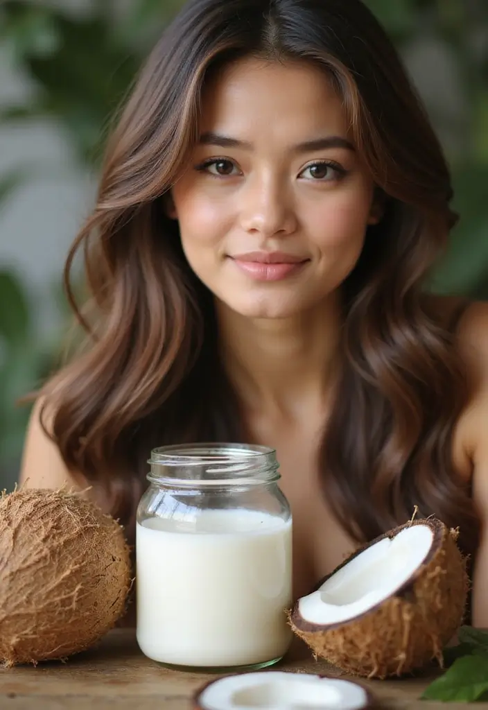 26 Ways to Tame Frizzy Hair for Smooth, Silky Strands 1 26 Ways to Tame Frizzy Hair for Smooth, Silky Strands - 1. Coconut Oil Magic
