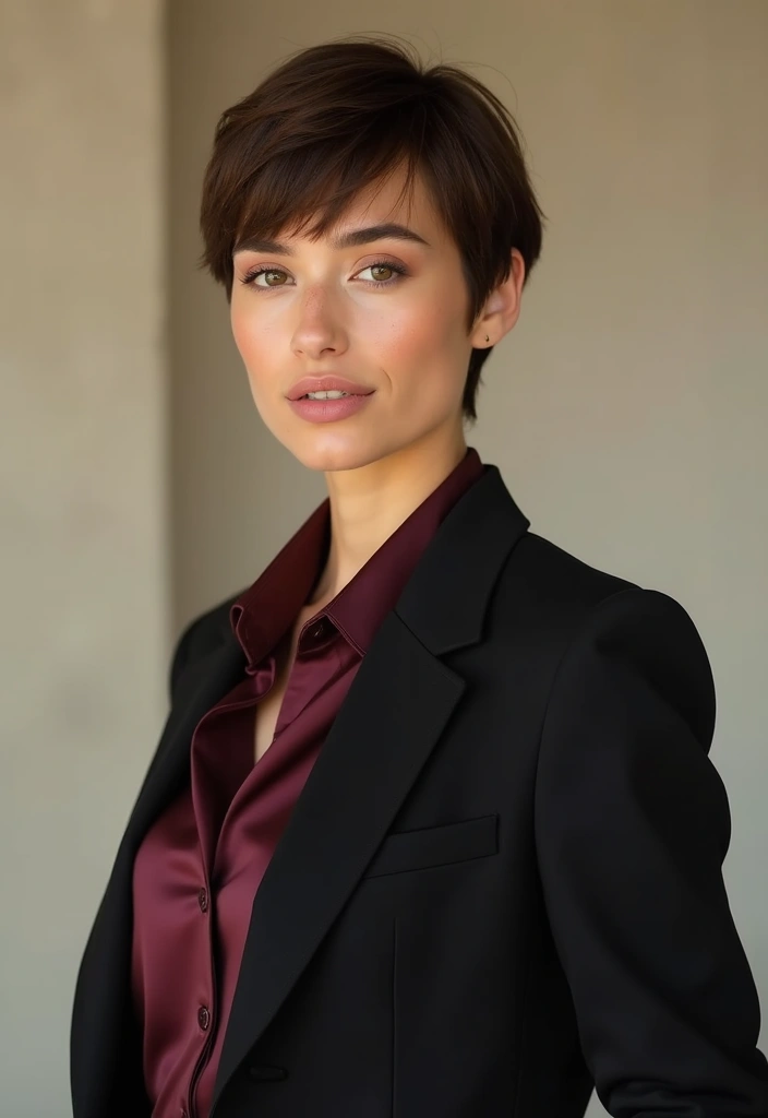 26 Youthful Hairstyles For Women Over 40 That Stand Out 1 26 Youthful Hairstyles For Women Over 40 That Stand Out - 1. Chic Pixie Cut