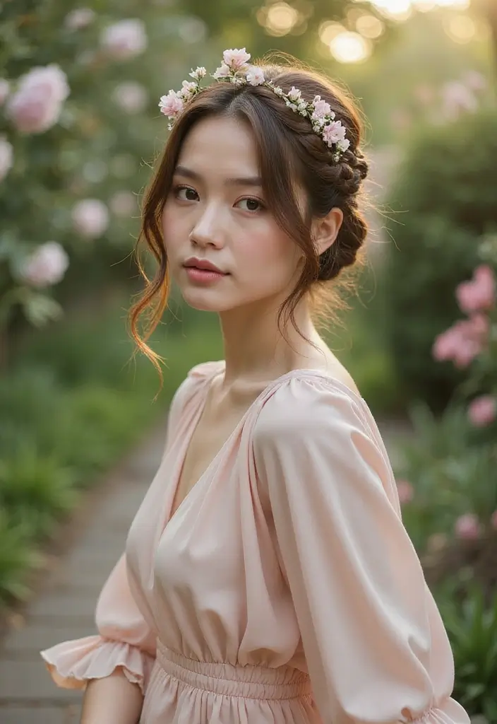 26 Youthful Hairstyles For Women Over 40 That Stand Out 19 26 Youthful Hairstyles For Women Over 40 That Stand Out - 17. Braided Crown