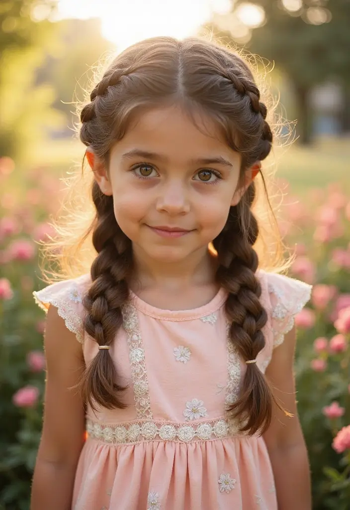 27 Adorable Little Girl Hairstyles Perfect For Any Occasion 11 27 Adorable Little Girl Hairstyles Perfect For Any Occasion - 11. Twisted Halo Braid