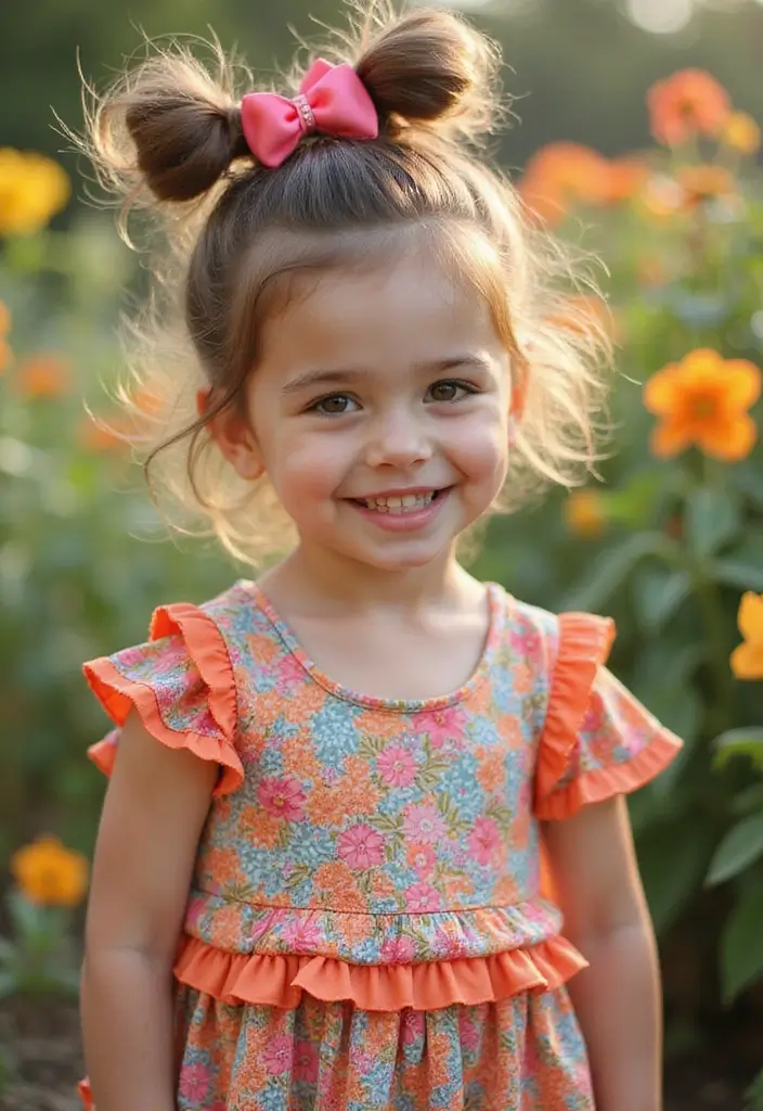 27 Adorable Little Girl Hairstyles Perfect For Any Occasion 14 27 Adorable Little Girl Hairstyles Perfect For Any Occasion - 12. Bubble Ponytail