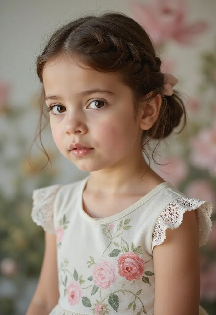 27 Adorable Little Girl Hairstyles Perfect For Any Occasion 15 27 Adorable Little Girl Hairstyles Perfect For Any Occasion - 13. Twisted Low Bun
