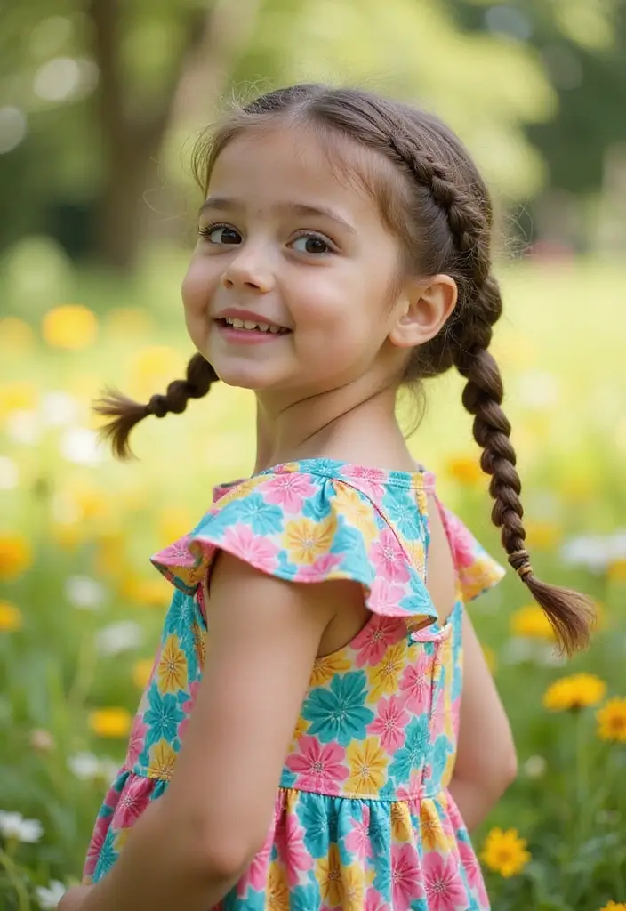 27 Adorable Little Girl Hairstyles Perfect For Any Occasion 16 27 Adorable Little Girl Hairstyles Perfect For Any Occasion - 14. Twisted and Knotted Braid