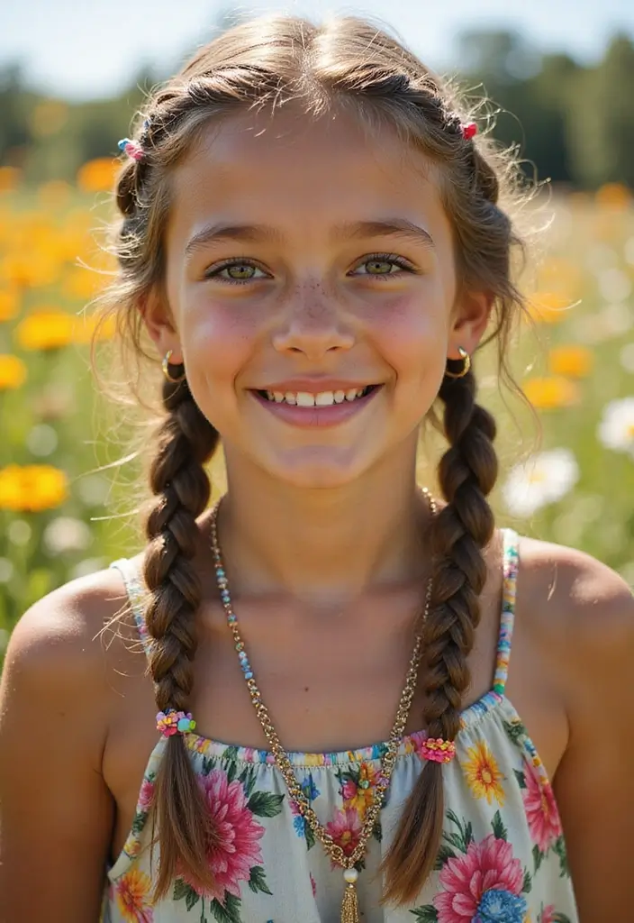 27 Adorable Little Girl Hairstyles Perfect For Any Occasion 17 27 Adorable Little Girl Hairstyles Perfect For Any Occasion - 15. Boho Braids
