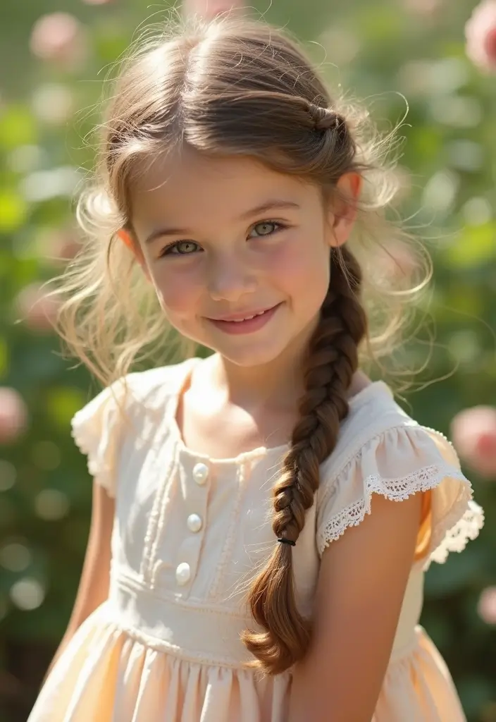 27 Adorable Little Girl Hairstyles Perfect For Any Occasion 18 27 Adorable Little Girl Hairstyles Perfect For Any Occasion - 16. Classic French Braid