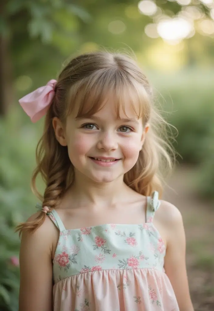 27 Adorable Little Girl Hairstyles Perfect For Any Occasion 19 27 Adorable Little Girl Hairstyles Perfect For Any Occasion - 17. Twisted Side Ponytail