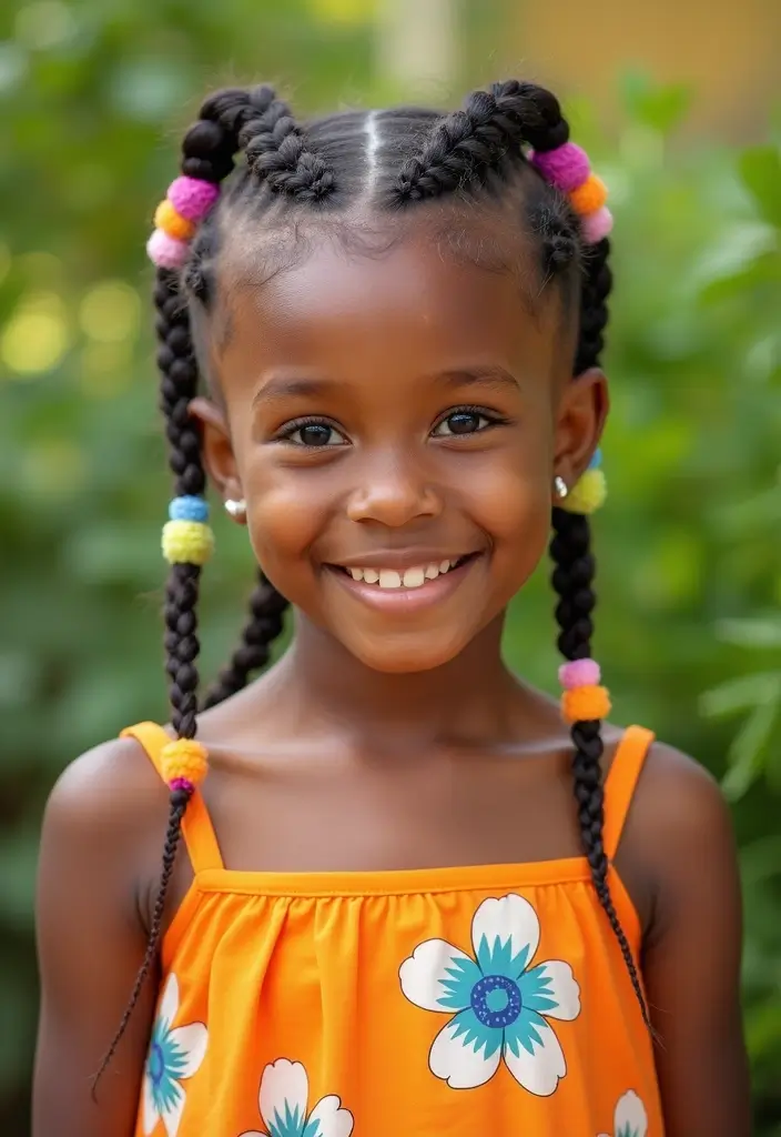 27 Adorable Little Girl Hairstyles Perfect For Any Occasion 22 27 Adorable Little Girl Hairstyles Perfect For Any Occasion - 20. Creative Cornrows