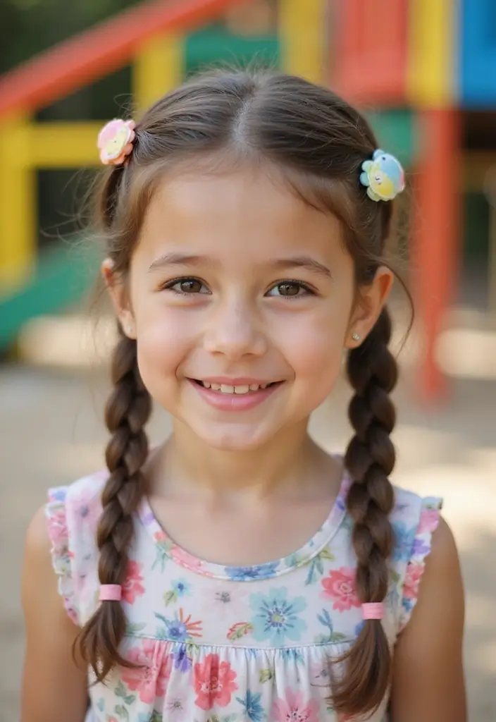 27 Adorable Little Girl Hairstyles Perfect For Any Occasion 25 27 Adorable Little Girl Hairstyles Perfect For Any Occasion - 21. Simple Clips and Braids