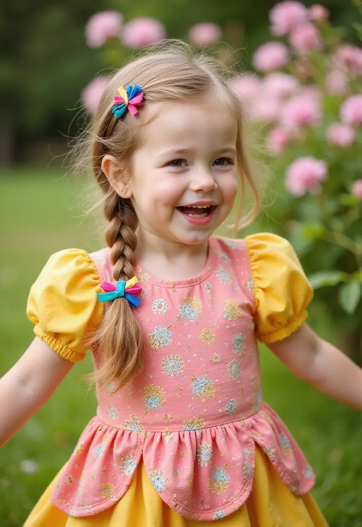 27 Adorable Little Girl Hairstyles Perfect For Any Occasion 28 27 Adorable Little Girl Hairstyles Perfect For Any Occasion - 24. Side Braid with Ribbons