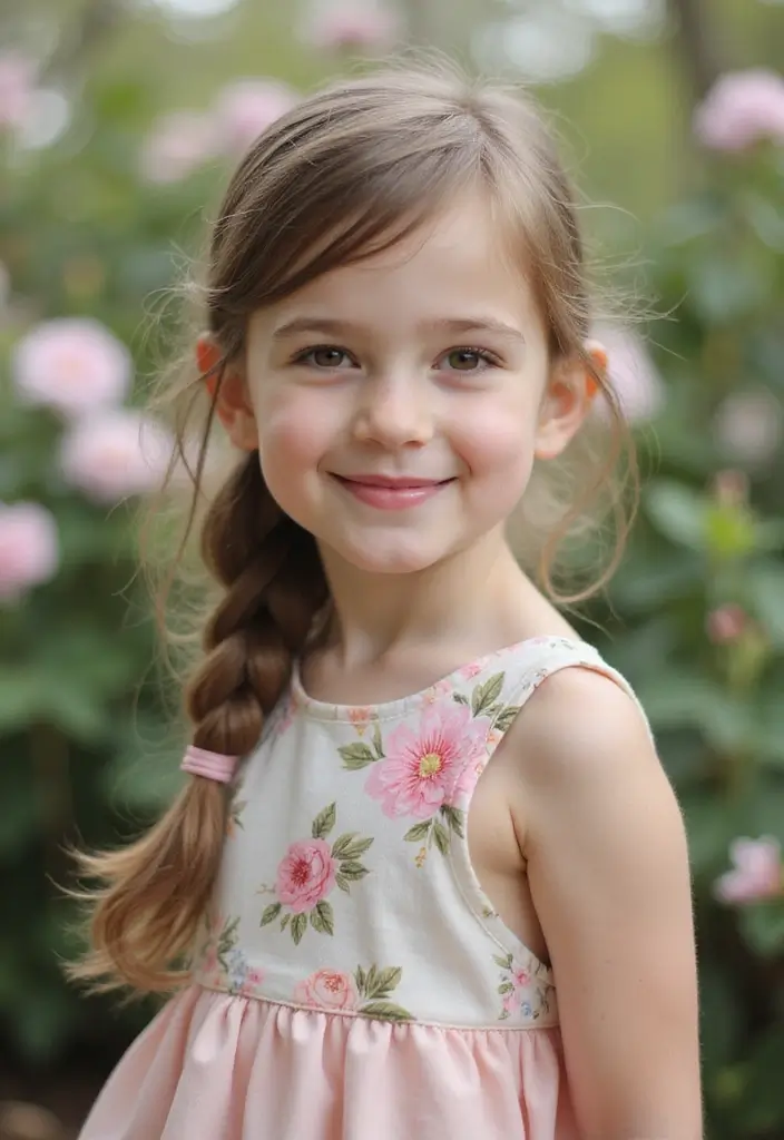 27 Adorable Little Girl Hairstyles Perfect For Any Occasion 4 27 Adorable Little Girl Hairstyles Perfect For Any Occasion - 4. Side-Swept Fishtail Braid