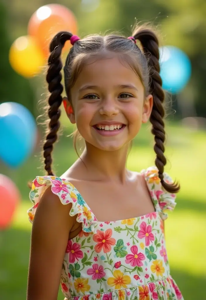 27 Adorable Little Girl Hairstyles Perfect For Any Occasion 5 27 Adorable Little Girl Hairstyles Perfect For Any Occasion - 5. Double Dutch Braids