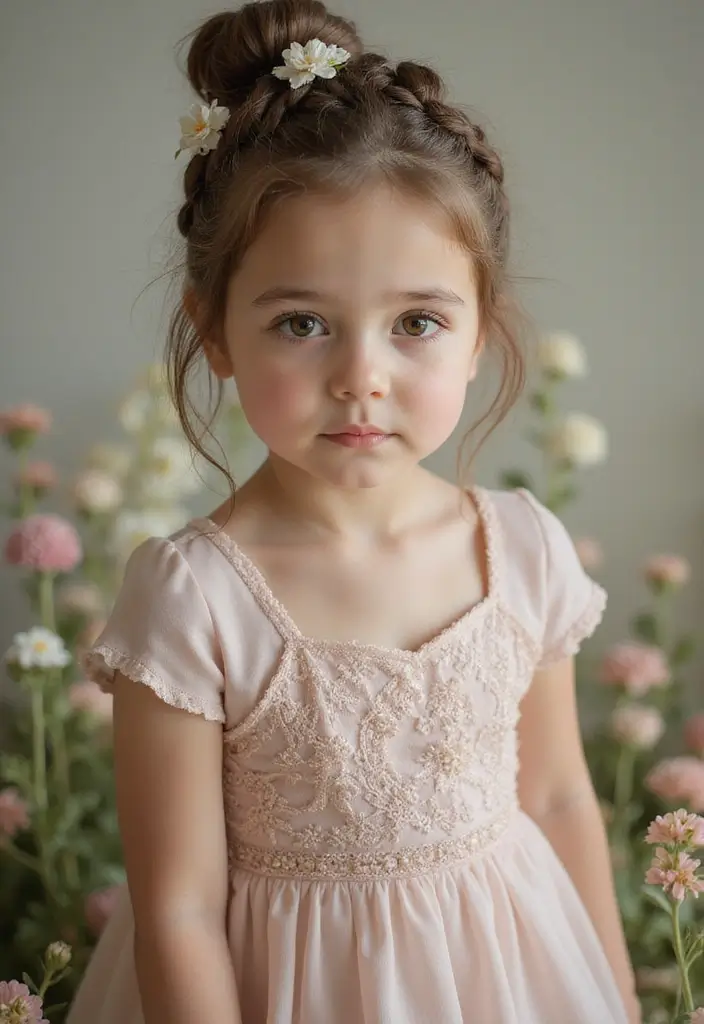 27 Adorable Little Girl Hairstyles Perfect For Any Occasion 6 27 Adorable Little Girl Hairstyles Perfect For Any Occasion - 6. Braided Bun