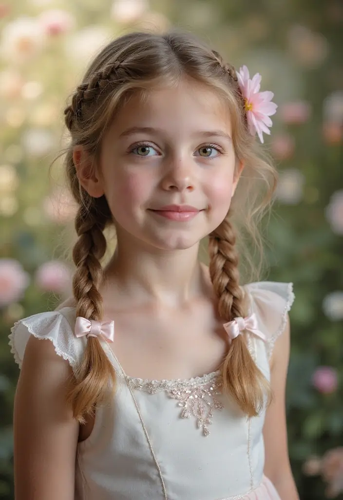 27 Adorable Little Girl Hairstyles Perfect For Any Occasion 8 27 Adorable Little Girl Hairstyles Perfect For Any Occasion - 8. Princess Braids