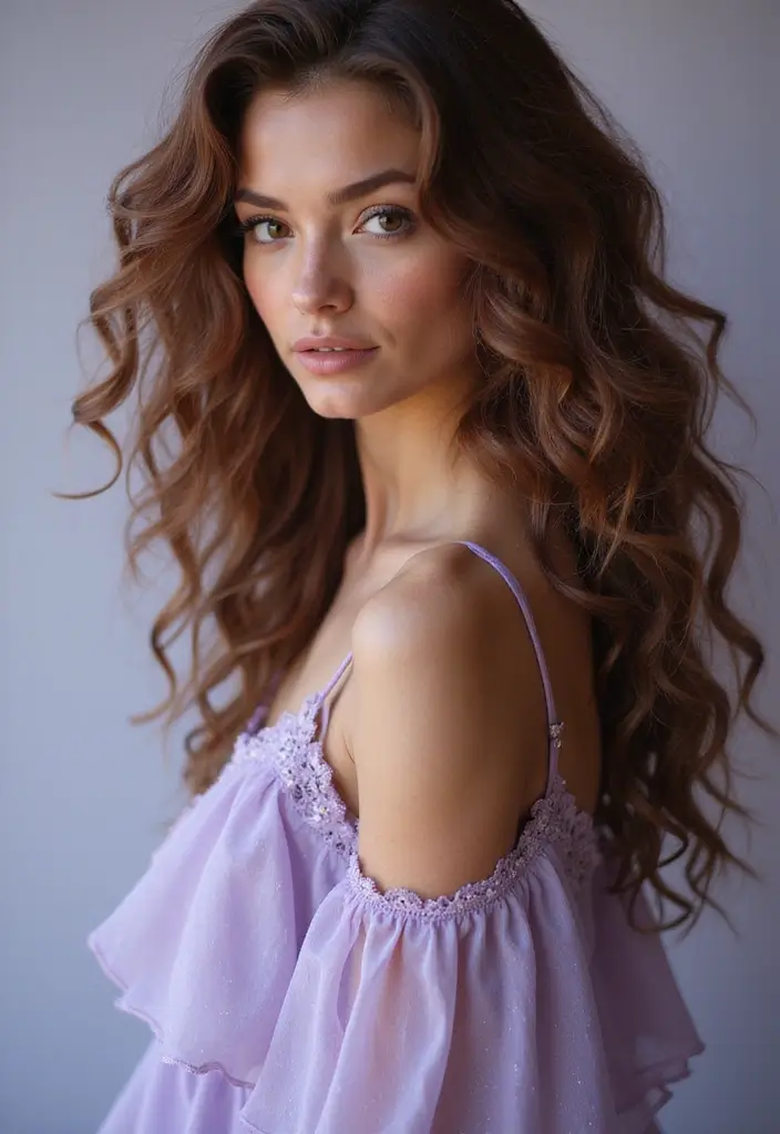 27 Auburn Hair Color Ideas Warm Shades You’ll Fall in Love With 18 27 Auburn Hair Color Ideas Warm Shades You’ll Fall in Love With - 16. Dark Auburn with Lavender Tones