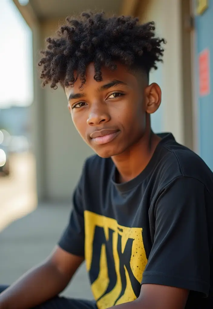 27 Celebrity-Inspired Hairstyles For Teenage Guys That WOW 11 27 Celebrity-Inspired Hairstyles For Teenage Guys That WOW - 11. Will Smith’s Fresh Fade with Curls