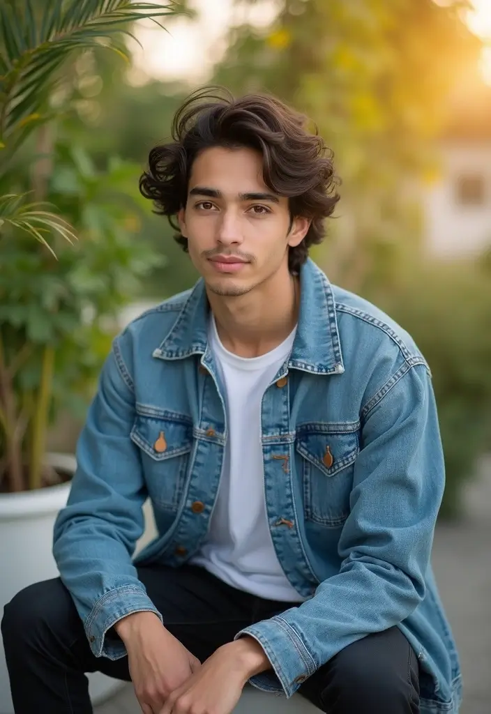 27 Celebrity-Inspired Hairstyles For Teenage Guys That WOW 28 27 Celebrity-Inspired Hairstyles For Teenage Guys That WOW - 24. Anwar Jibawi’s Casual Curls