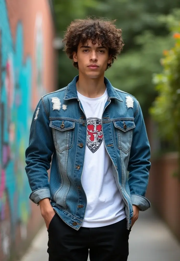 27 Celebrity-Inspired Hairstyles For Teenage Guys That WOW 30 27 Celebrity-Inspired Hairstyles For Teenage Guys That WOW - 26. Maddie B’s Textured Curls