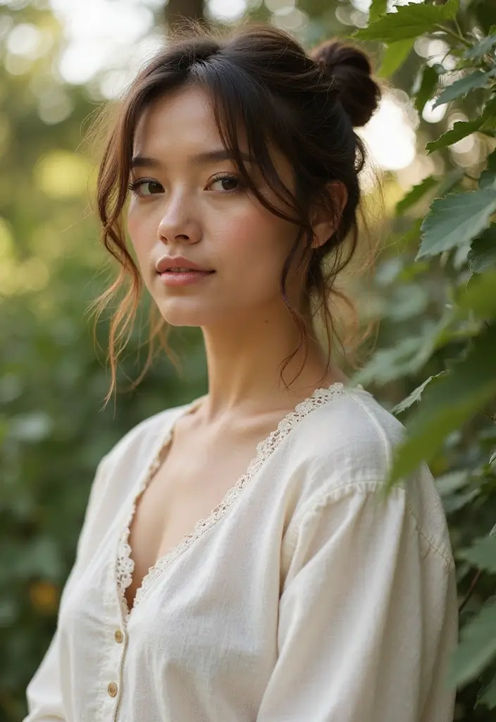 27 Messy Updos for Long Hair That Look Effortless and Elegant 14 27 Messy Updos for Long Hair That Look Effortless and Elegant - 12. The Disheveled Updo