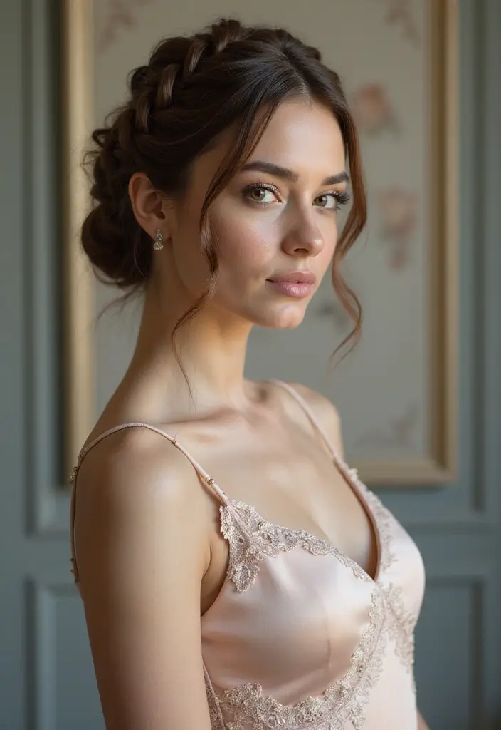 27 Messy Updos for Long Hair That Look Effortless and Elegant 16 27 Messy Updos for Long Hair That Look Effortless and Elegant - 14. The Criss-Cross Updo