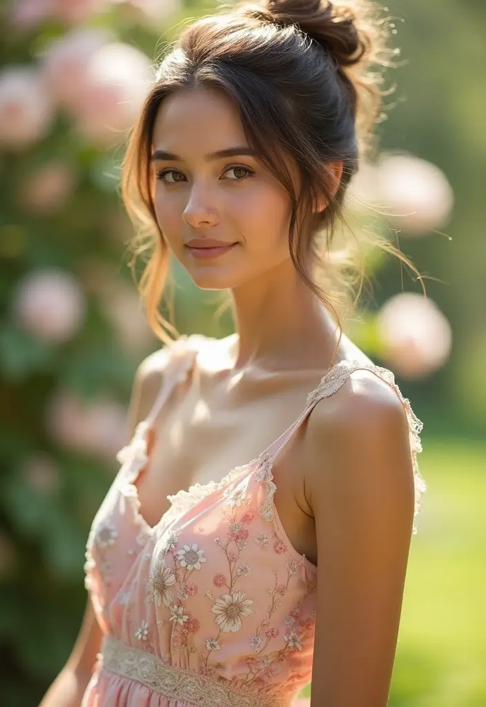 27 Messy Updos for Long Hair That Look Effortless and Elegant 3 27 Messy Updos for Long Hair That Look Effortless and Elegant - 3. The Side-Swept Messy Bun