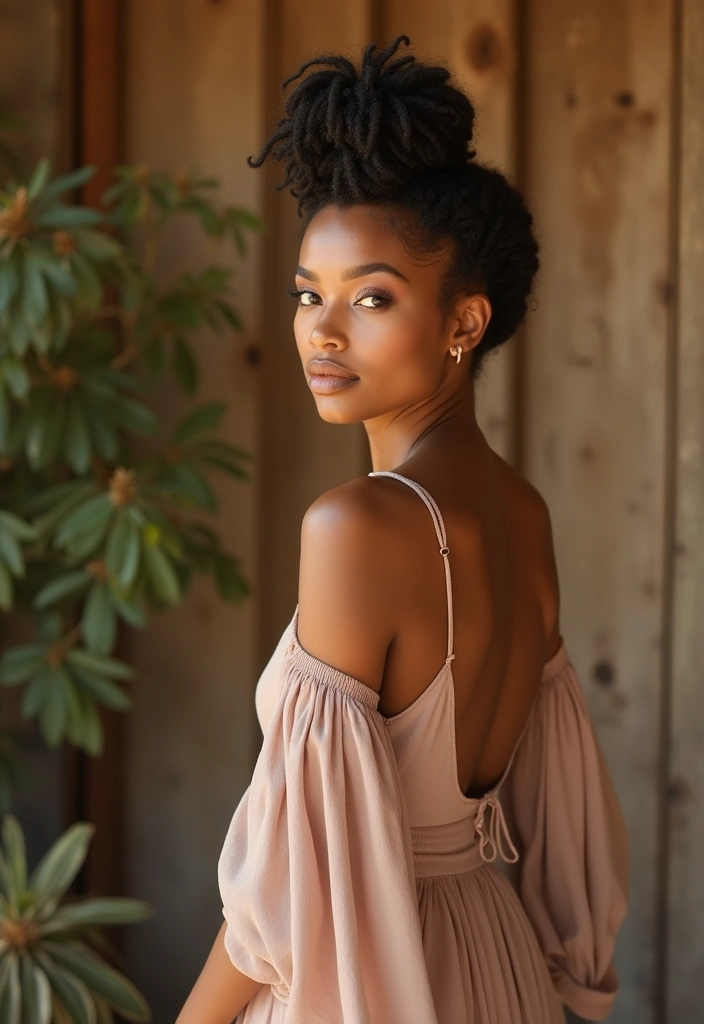 27 Messy Updos for Long Hair That Look Effortless and Elegant 4 27 Messy Updos for Long Hair That Look Effortless and Elegant - 4. The Knotted Updo