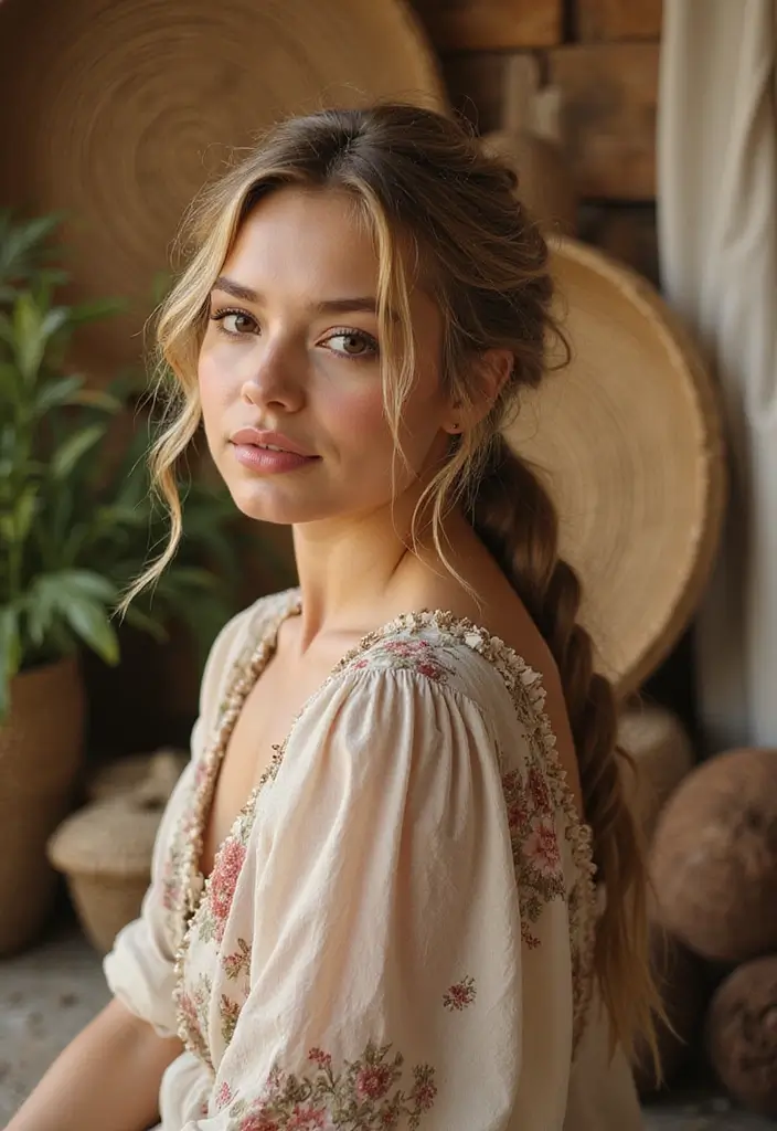 27 Messy Updos for Long Hair That Look Effortless and Elegant 8 27 Messy Updos for Long Hair That Look Effortless and Elegant - 8. The Messy Fishtail Updo