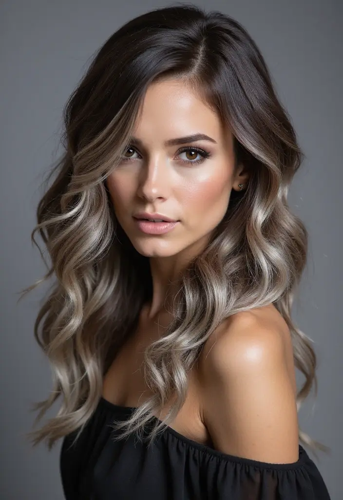 27 Scrumptious Vibrant Hues For Chocolate Brown Hair 19 27 Scrumptious Vibrant Hues For Chocolate Brown Hair - 17. Icy Platinum Highlights
