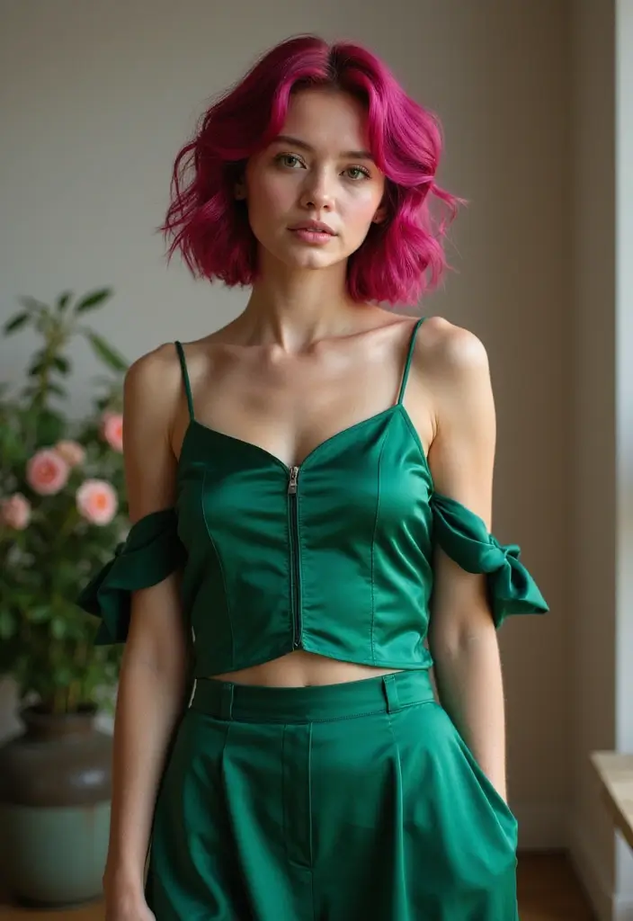 27 Stunning Shades Of Red Hair You’ll Want To Try - 16. Magenta Red