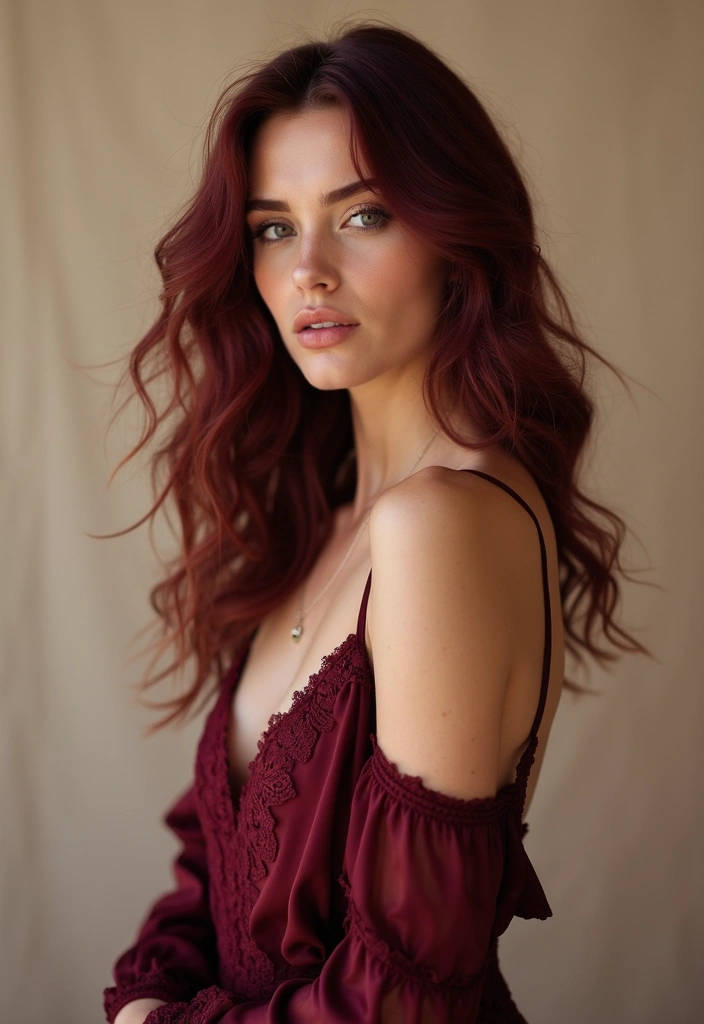 27 Stunning Shades Of Red Hair You’ll Want To Try - 2. Burgundy Bliss
