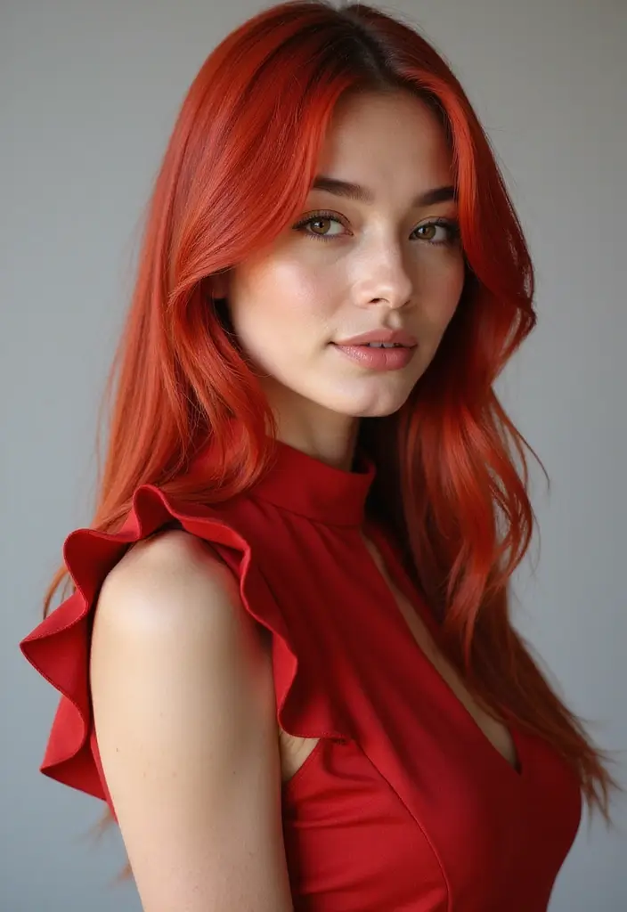 27 Stunning Shades Of Red Hair You’ll Want To Try - 5. Vibrant Scarlet