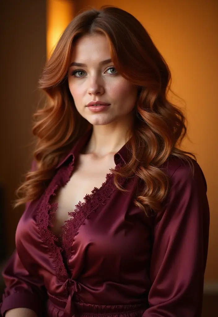 27 Stunning Shades Of Red Hair You’ll Want To Try - 7. Auburn Elegance