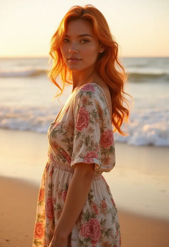 27 Stunning Shades Of Red Hair You’ll Want To Try - 9. Sunset Orange