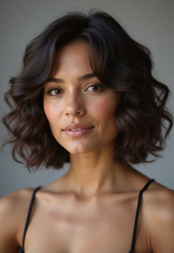 27 Unique Curly Bob Hairstyle Variations You Can’t Miss 1 27 Unique Curly Bob Hairstyle Variations You Can’t Miss - 1. Classic Curly Bob