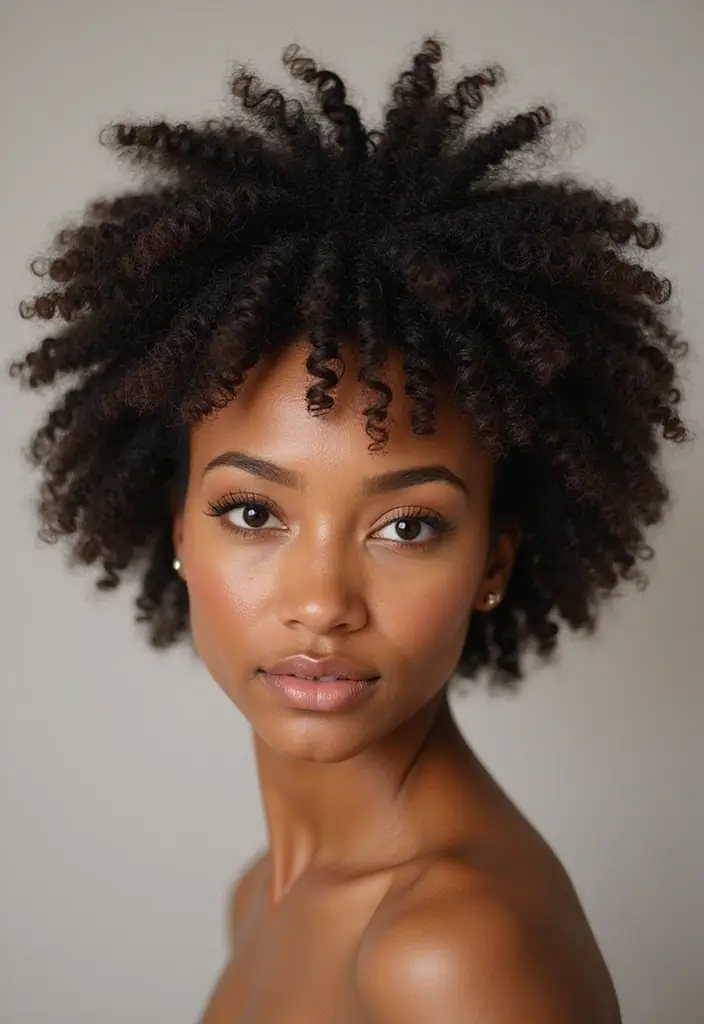 27 Unique Curly Bob Hairstyle Variations You Can’t Miss 15 27 Unique Curly Bob Hairstyle Variations You Can’t Miss - 13. Curly Bob on Natural Hair
