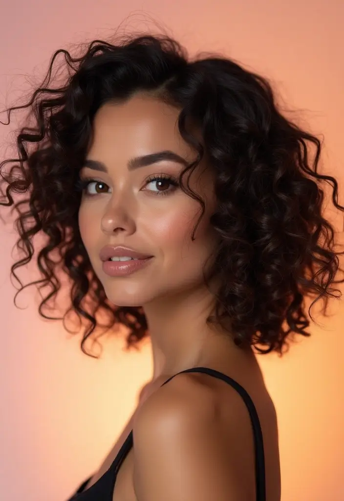 27 Unique Curly Bob Hairstyle Variations You Can’t Miss 2 27 Unique Curly Bob Hairstyle Variations You Can’t Miss - 2. Layered Curly Bob