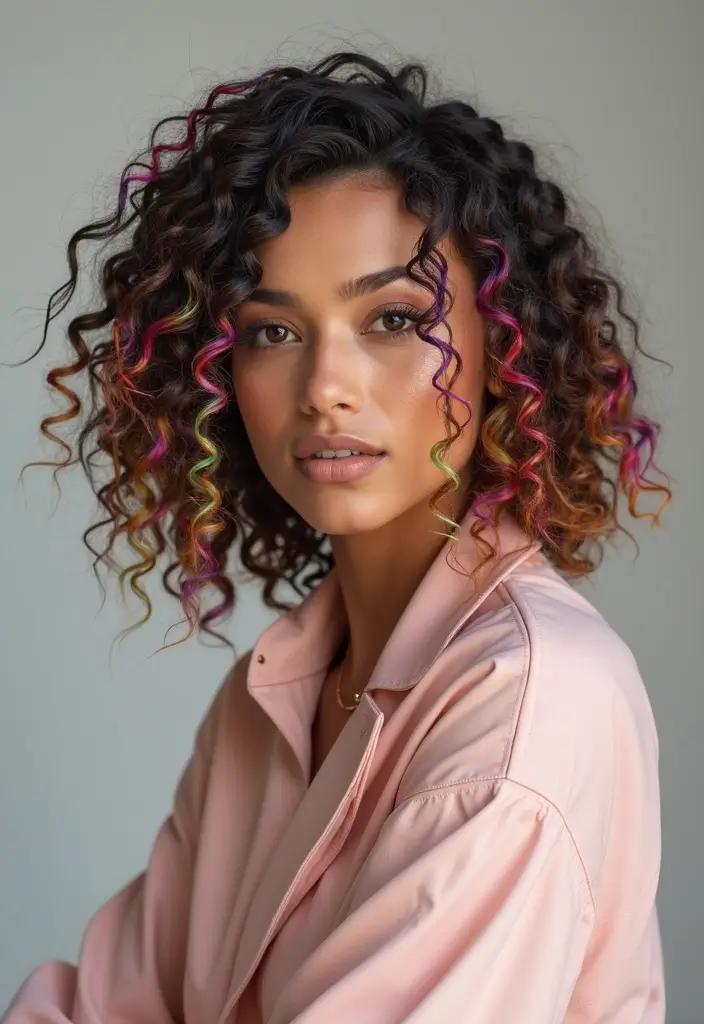 27 Unique Curly Bob Hairstyle Variations You Can’t Miss 8 27 Unique Curly Bob Hairstyle Variations You Can’t Miss - 8. Curly Bob with a Twist