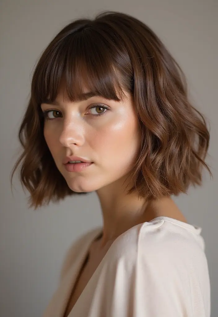28 Blunt Bob with Bangs Hairstyles Sleek, Sharp and Sophisticated 33 28 Blunt Bob with Bangs Hairstyles Sleek, Sharp and Sophisticated - Conclusion