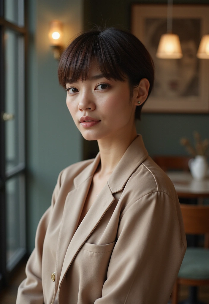 28 Chic Short Pixie Haircuts Full Of Femininity & Practicality 27 28 Chic Short Pixie Haircuts Full Of Femininity & Practicality - 23. Sophisticated Pixie with Fringe