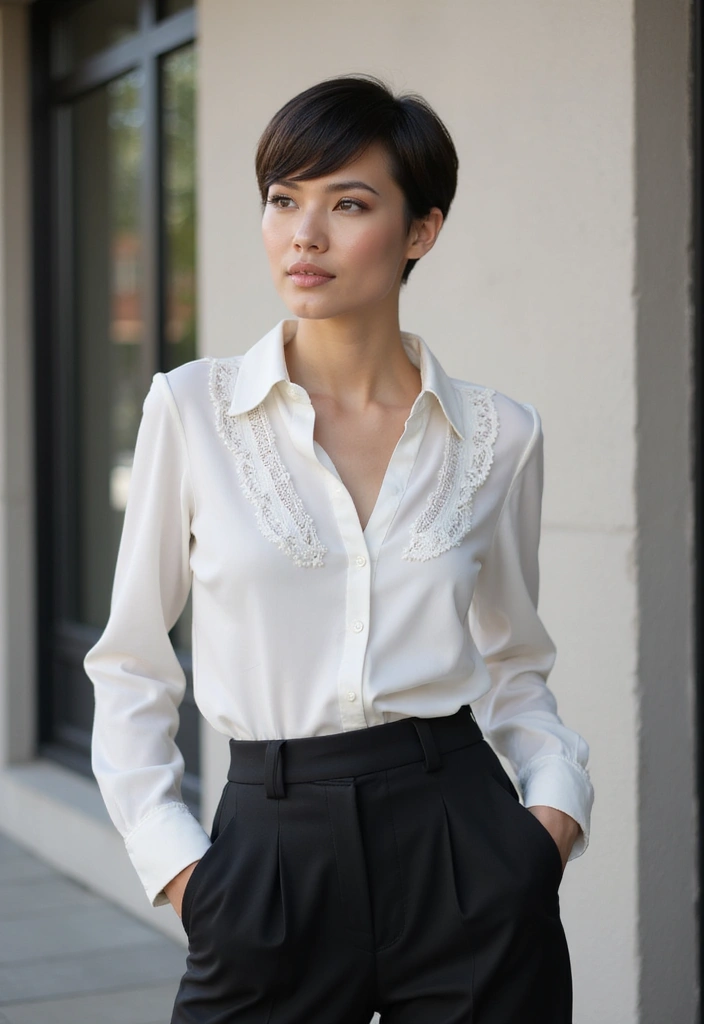 28 Chic Short Pixie Haircuts Full Of Femininity & Practicality 28 28 Chic Short Pixie Haircuts Full Of Femininity & Practicality - 24. Chic Sleek Pixie