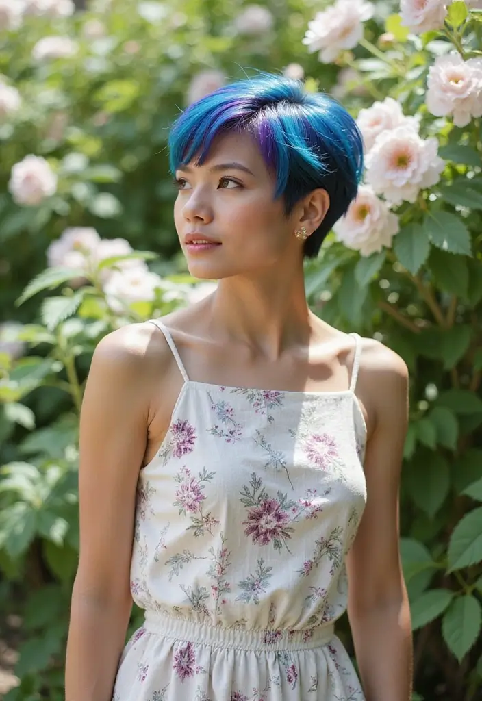 28 Chic Short Pixie Haircuts Full Of Femininity & Practicality 29 28 Chic Short Pixie Haircuts Full Of Femininity & Practicality - 25. Pixie with Bold Highlights