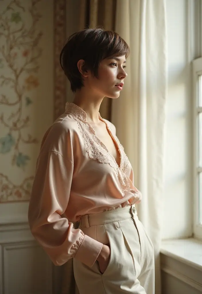 28 Chic Short Pixie Haircuts Full Of Femininity & Practicality 31 28 Chic Short Pixie Haircuts Full Of Femininity & Practicality - 27. Vintage-Inspired Pixie with Texture