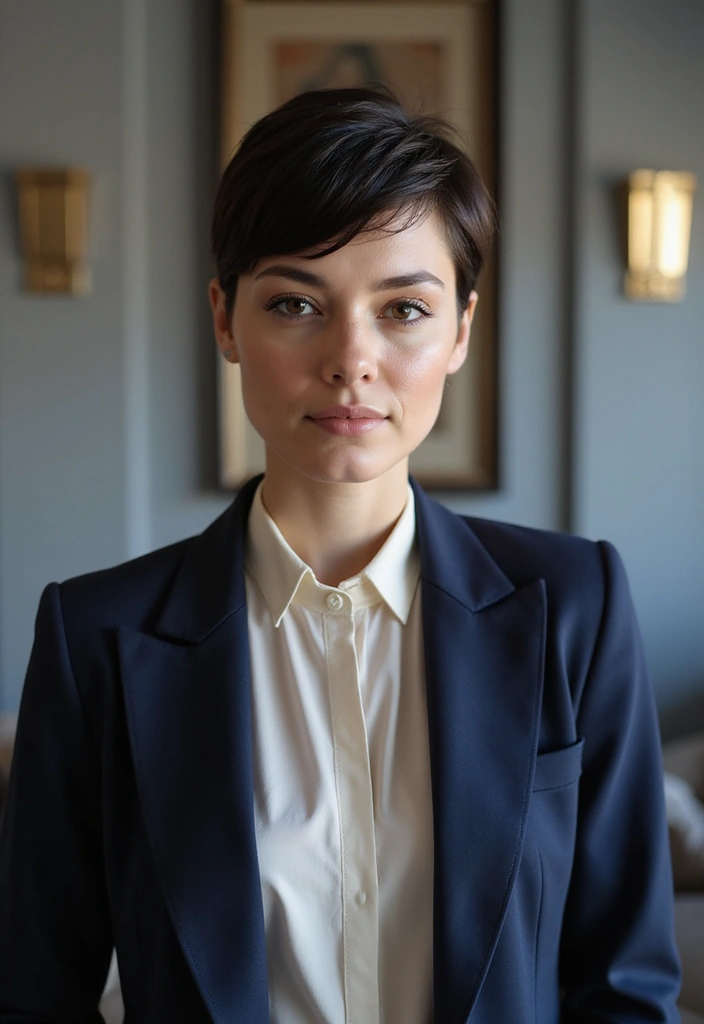 28 Chic Short Pixie Haircuts Full Of Femininity & Practicality 9 28 Chic Short Pixie Haircuts Full Of Femininity & Practicality - 9. Sleek Modern Pixie