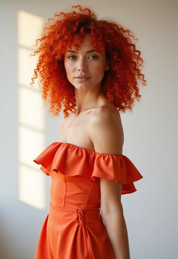 28 Face Framing Highlights Ideas That Instantly Brighten Your Look - 3. Fiery Red Accents